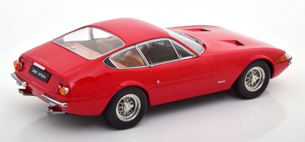 Ferrari 365 GTB/4 Daytona Coupe 1969 ( 1.Serie ) Rood 1-18 KK Scale ( Metaal )