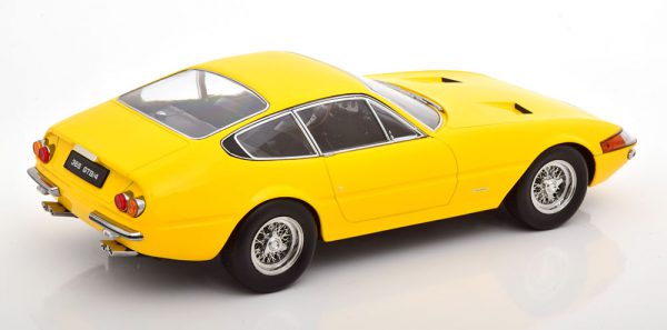 Ferrari 365 GTB/4 Daytona Coupe 1969 ( 1.Serie ) Geel 1-18 KK Scale ( Metaal )