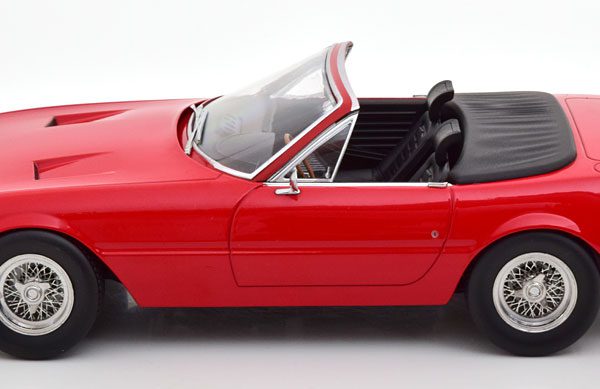 Ferrari 365 GTB/4 Daytona Cabrio 1969 ( 1.Serie ) Rood 1-18 KK Scale ( Metaal )