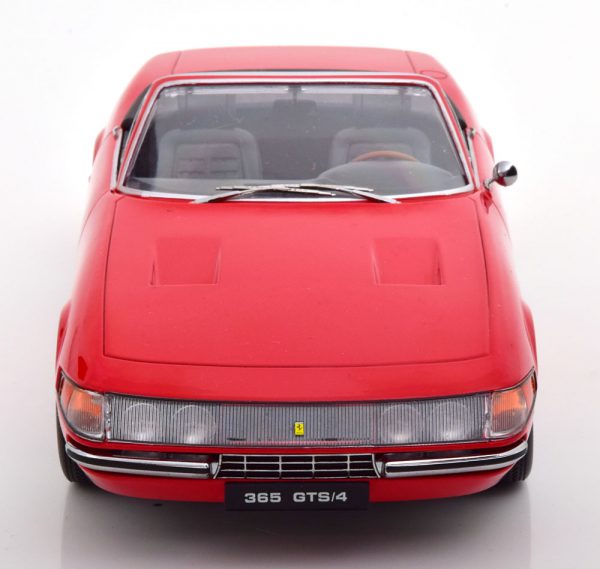 Ferrari 365 GTB/4 Daytona Cabrio 1969 ( 1.Serie ) Rood 1-18 KK Scale ( Metaal )