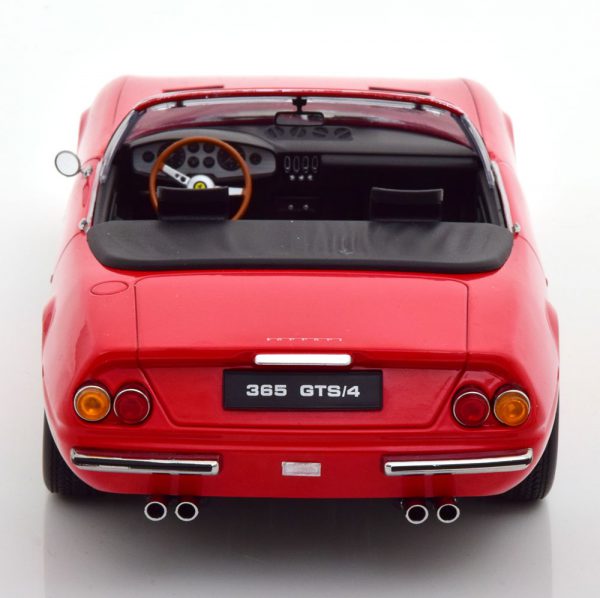 Ferrari 365 GTB/4 Daytona Cabrio 1969 ( 1.Serie ) Rood 1-18 KK Scale ( Metaal )