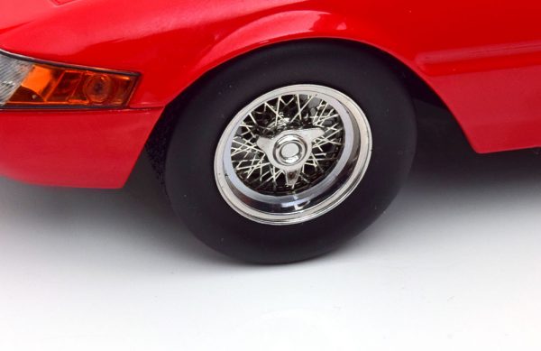 Ferrari 365 GTB/4 Daytona Cabrio 1969 ( 1.Serie ) Rood 1-18 KK Scale ( Metaal )