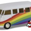 Volkswagen T1 Campervan "Peace , Love and Rainbows" 1-43 Corgi