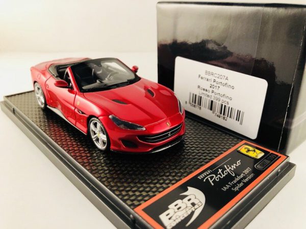 Ferrari Portofino Cabriolet Open 2017 Rosso Portofino 1:43 BBR Models Limited 399 Pieces