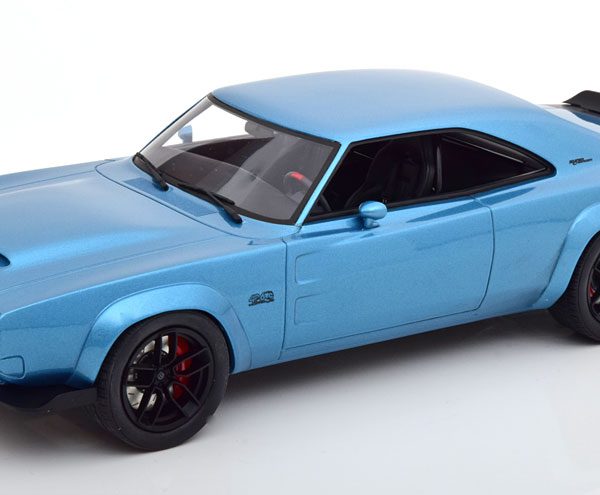 Dodge Super Charger Sema Concept 1968 Blauw Metallic / Zwart 1-18 GT Spirit Limited 999 Pieces