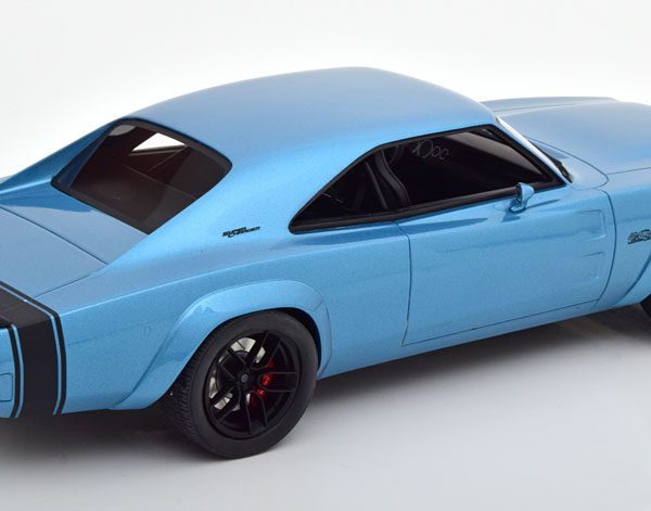 Dodge Super Charger Sema Concept 1968 Blauw Metallic / Zwart 1-18 GT Spirit Limited 999 Pieces