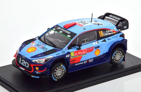 Hyundai i20 WRC No.16, Rally Portugal 2018 Sordo/delBarrio 1-24 Altaya Race Collection