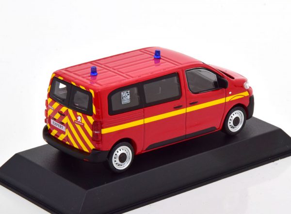 Peugeot Expert 2016 "Pompiers" Rood / Geel 1-43 Norev