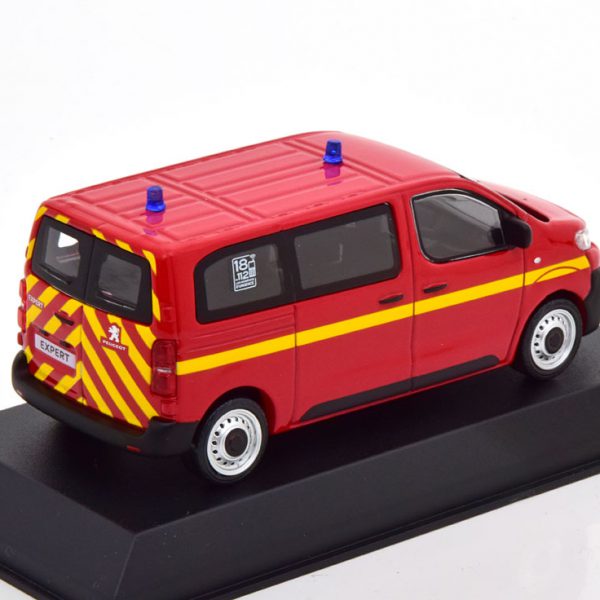 Peugeot Expert 2016 "Pompiers" Rood / Geel 1-43 Norev