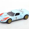 Ford GT40 MK 2 No.1 The Real Winner 24h Le Mans 1966 Drivers Miles/Hulme 1-43 Norev Jet Car
