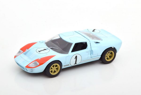 Ford GT40 MK 2 No.1 The Real Winner 24h Le Mans 1966 Drivers Miles/Hulme 1-43 Norev Jet Car