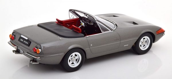 Ferrari 365 GTB/4 Daytona Cabriolet ( 2.Serie ) 1971 Grijs Metallic 1-18 KK Scale