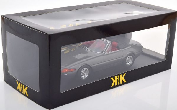 Ferrari 365 GTB/4 Daytona Cabriolet ( 2.Serie ) 1971 Grijs Metallic 1-18 KK Scale