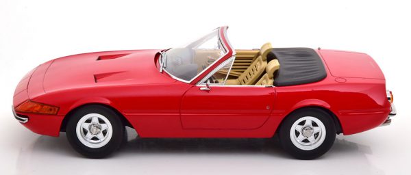 Ferrari 365 GTB/4 Daytona Cabriolet ( 2.Serie ) 1971 Rood 1-18 KK Scale