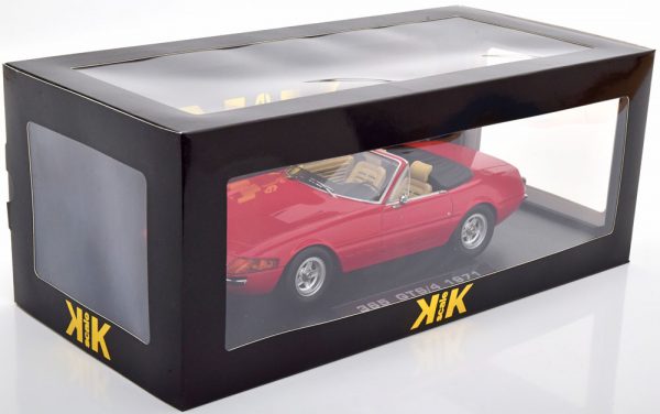 Ferrari 365 GTB/4 Daytona Cabriolet ( 2.Serie ) 1971 Rood 1-18 KK Scale