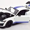 Shelby Mustang GT500 2020 Wit / Blauw 1-18 Maisto