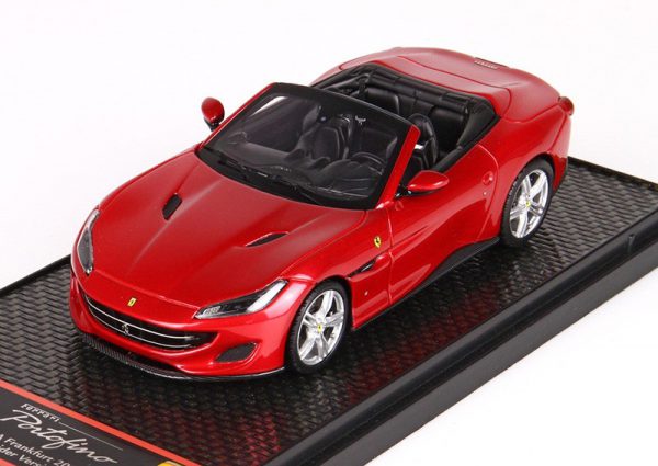 Ferrari Portofino Cabriolet Open 2017 Rosso Portofino 1:43 BBR Models Limited 399 Pieces