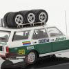 Fiat 131 Panorama Rallye Assistance "Alitalia" 1977 Wit / Groen 1-43 Ixo Models