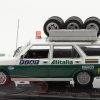 Fiat 131 Panorama Rallye Assistance "Alitalia" 1977 Wit / Groen 1-43 Ixo Models