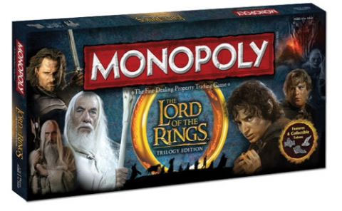 Monopoly The Lord of the Rings Trilogy Edition Usaopoly New ( Geseald )