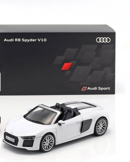 Audi R8 Spyder V10 Suzuka Grey 1-18 Iscale - Schuiten Autominiaturen