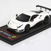 Ferrari 488 GT3 2020 Bianco ( Wit) (Italian Flag) 1:43 BBR Models Limited 24 Pieces