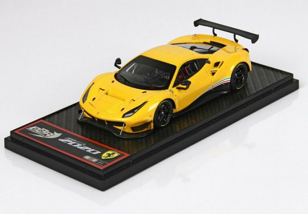 Ferrari 488 GT3 2020 Giallo Modena 1-43 BBR Models Limited 24 Pieces