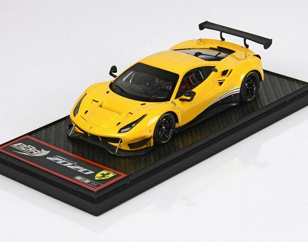 Ferrari 488 GT3 2020 Giallo Modena 1-43 BBR Models Limited 24 Pieces