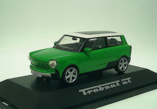 Trabant NT (New Trabi) Green / White Rooftop 1:43 Herpa