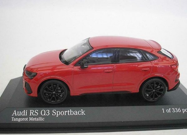 Minichamps 1:43 410018100 Audi RS Q3 Sportback 2019 Metallic Red NEW