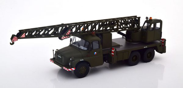 Tatra T148 Kranwagen / Crane Truck "CSSR" Groen 1-43 Schuco ( Metaal )