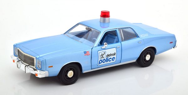 Plymouth Fury 1977 "Beverly Hills Cop" Blauw 1-24 Greenlight Collectibles