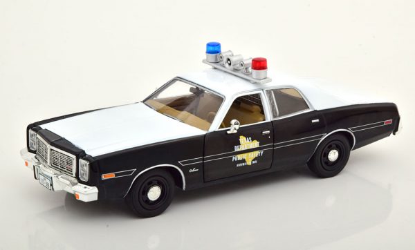 Dodge Monaco 1977 "Texas Highway Patrol" Zwart / Wit 1-24 Greenlight Collectibles