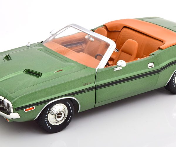 Dodge Challenger R/T Convertible 1970 Groen Metallic 1-18 Greenlight Collectibles