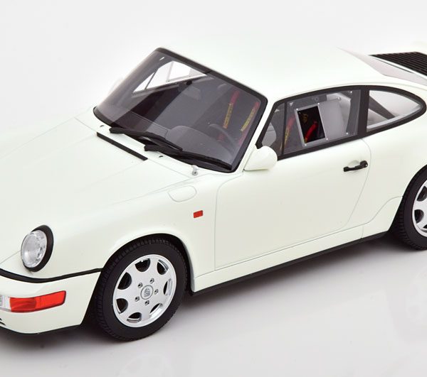 Porsche 911 (964) Carrera 4 Lightweight Wit 1-18 GT Spirit Limited 999 Pieces