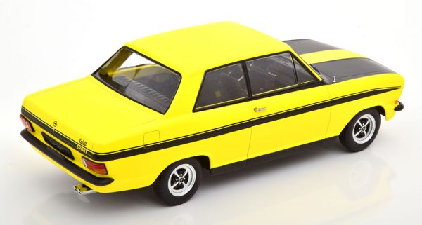 Opel Kadett B Sport 1973 Geel / Zwart 1-18 KK Scale