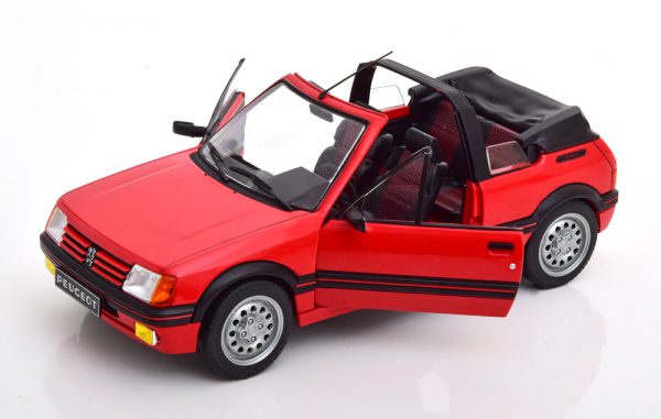 Peugeot 205 CTI Cabriolet 1989 Rood 1-18 Solido