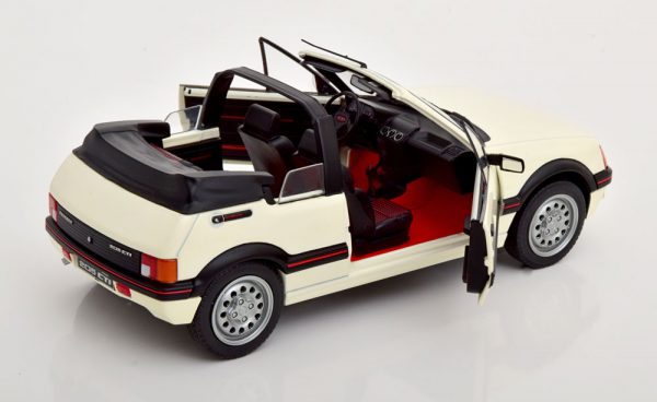 Peugeot 205 CTI Cabriolet 1989 Wit 1-18 Solido