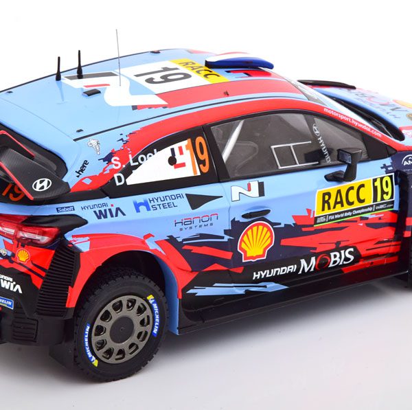 Hyundai i20 Coupe WRC Nr.19, Rally Catalunya 2019 Loeb/Elena 1-18 Ixo Models