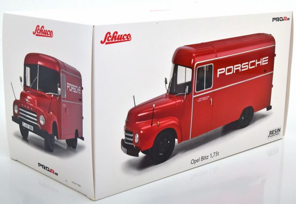 Opel Blitz 1,75t "Porsche Service" Rood 1-18 Schuco Pro.R18 Limited 500 Pieces