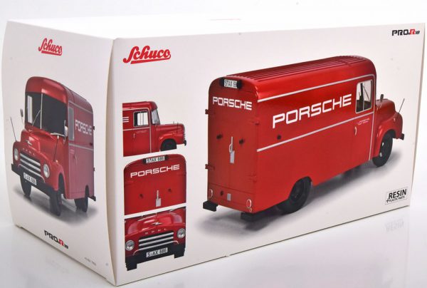 Opel Blitz 1,75t "Porsche Service" Rood 1-18 Schuco Pro.R18 Limited 500 Pieces