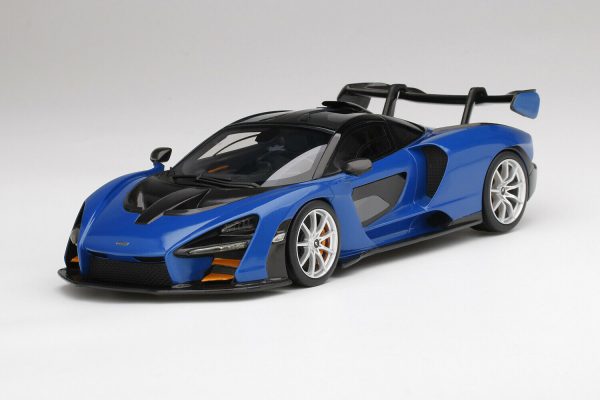 McLaren Senna 2020 Antares Blue 1-18 Top Speed ( Resin )