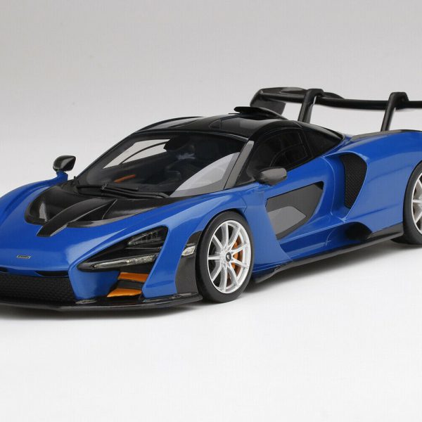 McLaren Senna 2020 Antares Blue 1-18 Top Speed ( Resin )