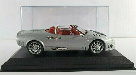 Spyker C12 Spyder 2008 Zilver 1-43 Altaya Supercars Collection