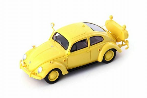 Volkswagen Kever 1954 "Follow-Me Berlin Tempelhof" Geel 1/43 Autocult Limited 333 Pieces