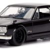 Nissan Skyline 2000 GT-R ( KPGC10 ) "Brian's" 'Fast & Furious' Zwart 1/32 Jada Toys