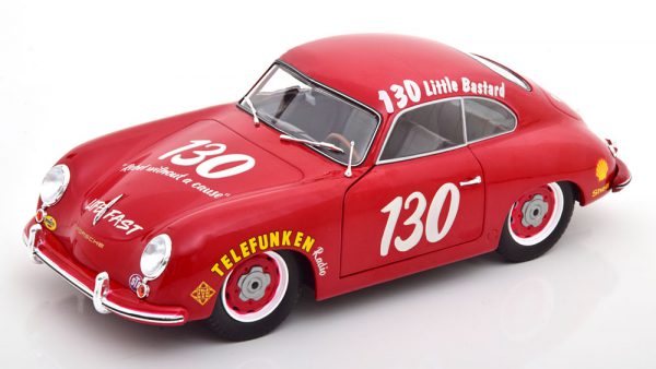Porsche 356 Pre-A #130 Little Basterd James Dean Tribute 1953 1-18 Rood Solido
