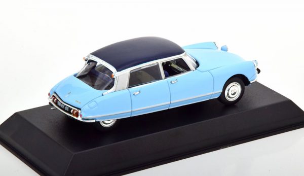 Citroen DS 21 Pallas 1967 Lichtblauw / Blauw 1-43 Norev