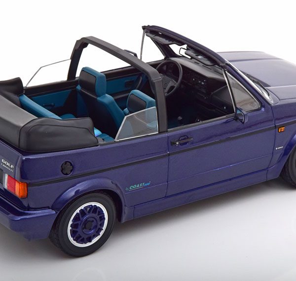 Volkswagen Golf 1 Cabriolet "Coast" 1991 Purple Metallic 1-18 Norev
