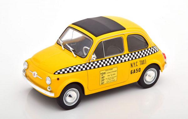 Fiat 500 L Taxi "New York City" 1965 Geel 1-18 Solido